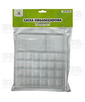 Caixa Organizadora Transparente 26 Divisões XC-CO-04