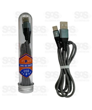 Cabo De Dados Tubo Type C 1 Metro Inova 11077