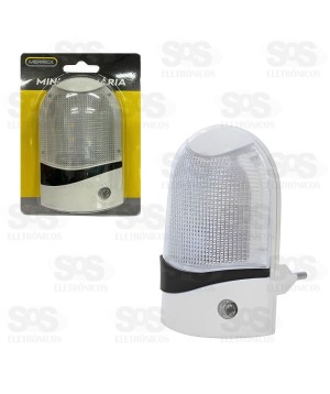 Mini Luminária de Tomada Com Sensor 6939