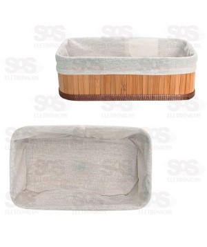 Jogo 3 Cestos de Bambu Multiuso Onyx 6435