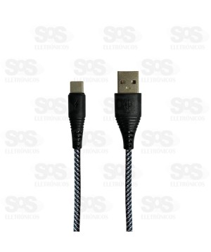 Cabo De Dados 3.4A Type C 2 Metros Inova CBO-6110