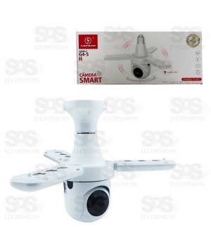 Câmera de Segurança Inteligente Com Lâmpada Kapbom G4-5