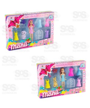 Turma da Manu 8 Acessórios Polibrinq 301BN