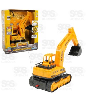 Retroescavadeira Com Controle Remoto Polibrinq CAR833