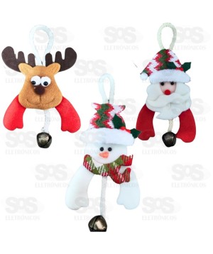 Boneco de Natal em Feltro com Guizo 12 Cm BC88