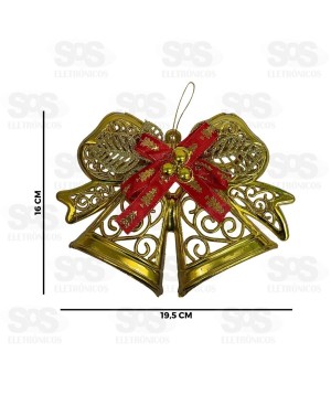 Enfeite Sinos De Natal Hai Brasil SIN002