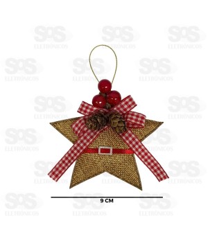 Enfeite Natalino Estrela ENF1047