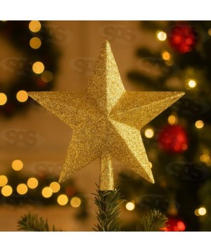 Estrela Dourada Para Árvore De Natal ENF1466
