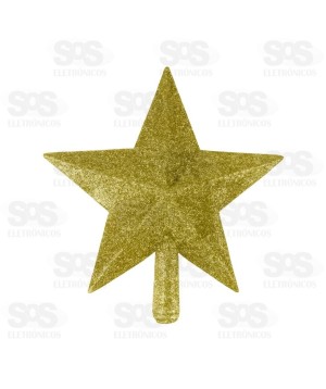 Estrela Dourada Para Árvore De Natal ENF1466