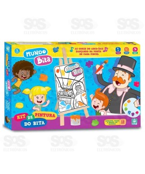 Kit Pintura Mundo Bita 13 Peças Nig Brinquedos 0694