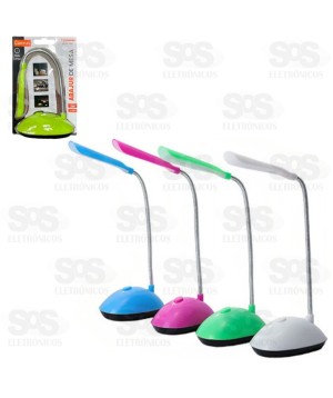 Luminária de Mesa Com Haste Articulada Caerus CRS-2207