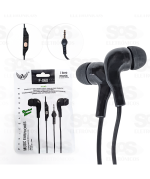 Fone De Ouvido Com Microfone Altomex F-060