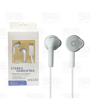Fone De Ouvido Intra Auricular Com Microfone HS330