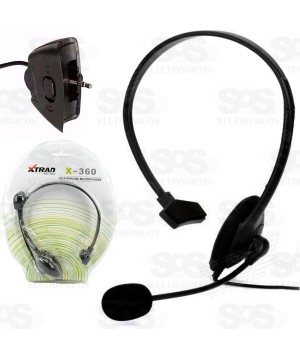 Fone Com Microfone Xbox 360