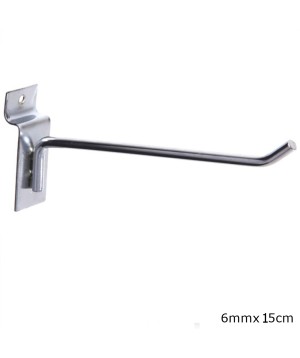 Gancho Metálico Para Painel Canaletado 6mmx15cm SQ 3327