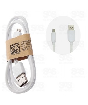 Cabo Micro USB V8 0,80cm Embalagem Com 20 Unidades