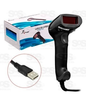 Leitor De Código De Barras Laser Usb Knup Kp-1017