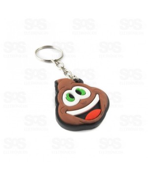 Chaveiro Emoticon -Shit Modelo 2