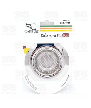 Ralo Para Pia 9cm Aço Inox Caerus CRS-9040