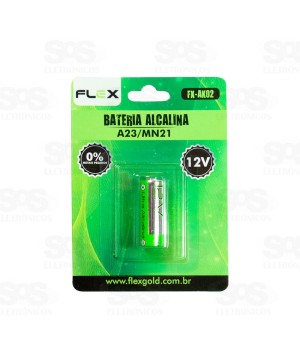 Bateria Alcalina 12V A23 Flex fx-AK02 Unitário