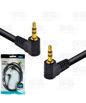 Cabo P2 x P2 90º 1,5 Metros X-Cell XC-P2-9A