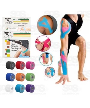 Fita Kinesio Bandagem 5 Metros Caerus crs-1154