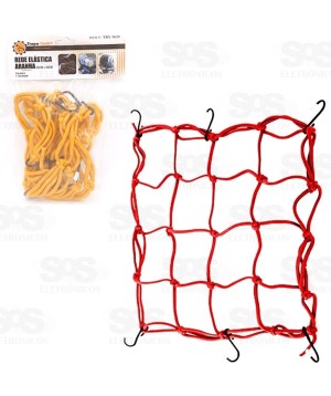 Elástico Rede Aranha 40x40cm Unitário Troya Auto Try-0036