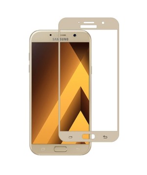 Película 3D Dourada Samsung J7 Pro Slim