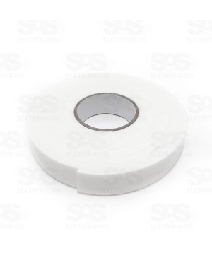 Fita Adesiva Dupla Face Branca 3 Metros Caerus crs-1242