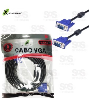 Cabo VGA 5 Metros X-cell XC-VGA-5