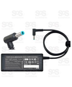 Fonte para Notebook Compatível com Hp 65w 19.5v 3.33a 4.5*3.0 KNUP - KP-513B