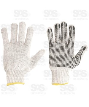 Par de Luva Algodão Branca Pigmentada YA-0892