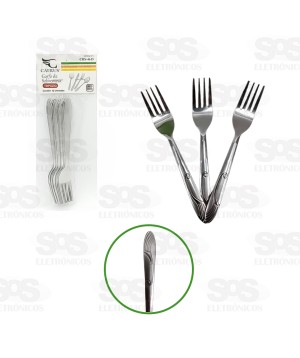 Kit Jogo De Garfo De Sobremesa Topázio 12 Unidades crs-4615